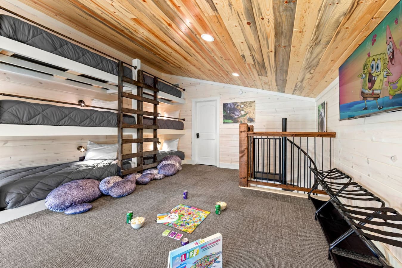 Welcome to the ultimate bunk bed hideaway!
