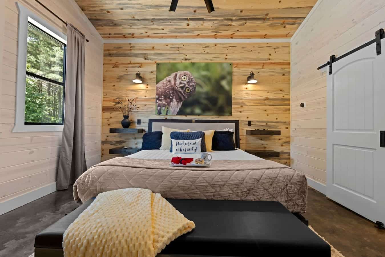 Sleep tight under the watchful eye of your new roommate