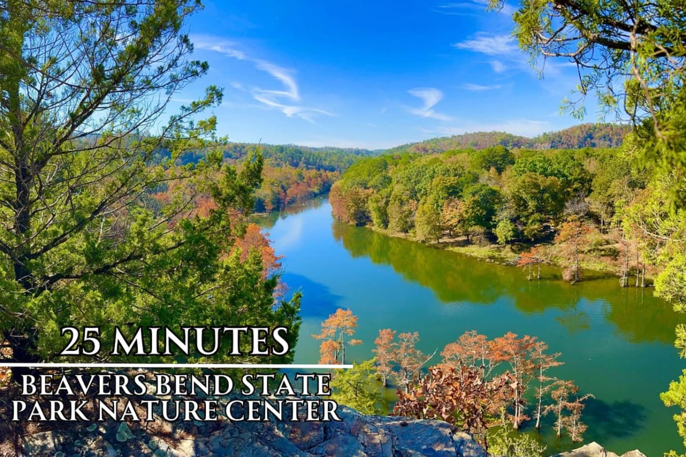 "Immerse yourself in nature's peace and beauty, just a short drive away."
