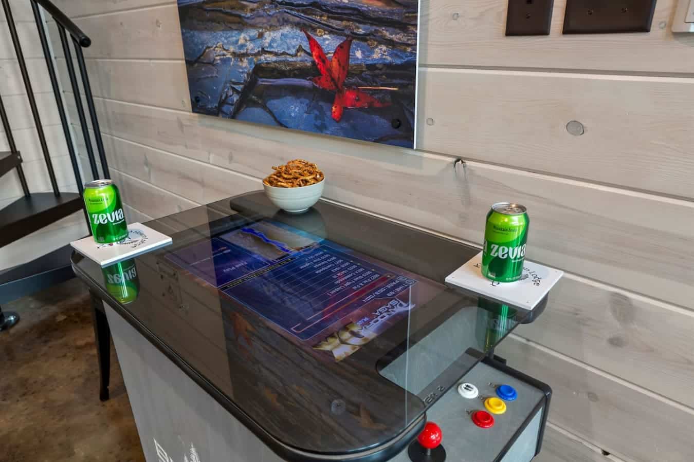 Level up your stay — arcade battles, crunchy pretzels, and chill vibes.