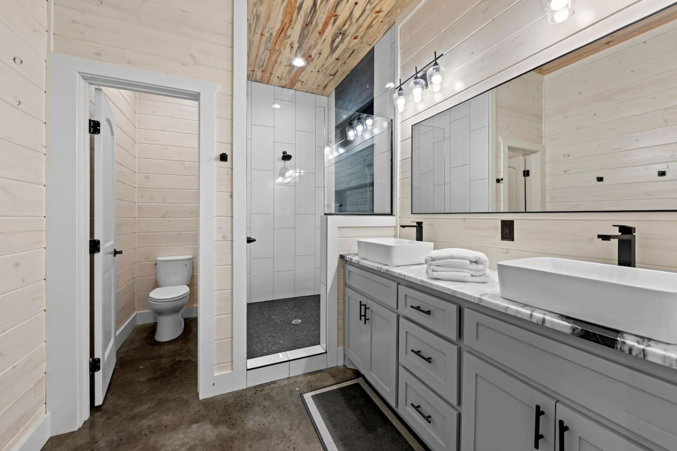 A bathroom that actually makes you want to get up early.