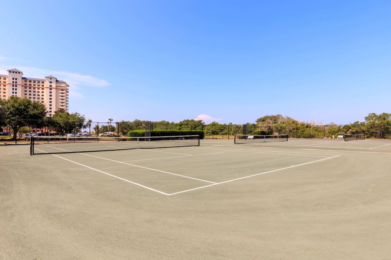 Stay active with fun outdoor court time.