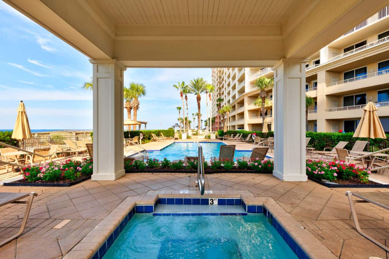 The perfect place to cool off after the beach.