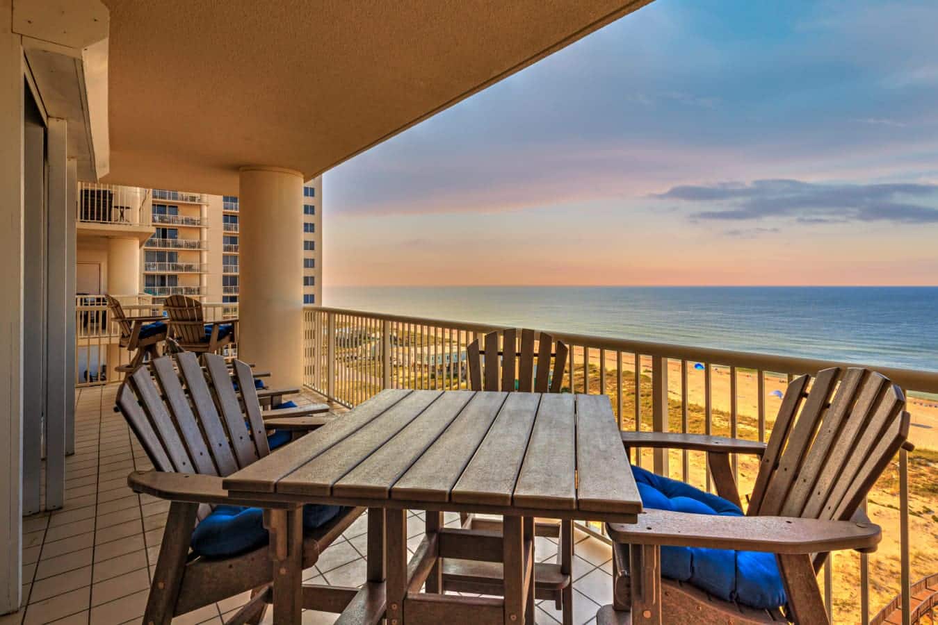 Sip coffee while watching waves crash below.