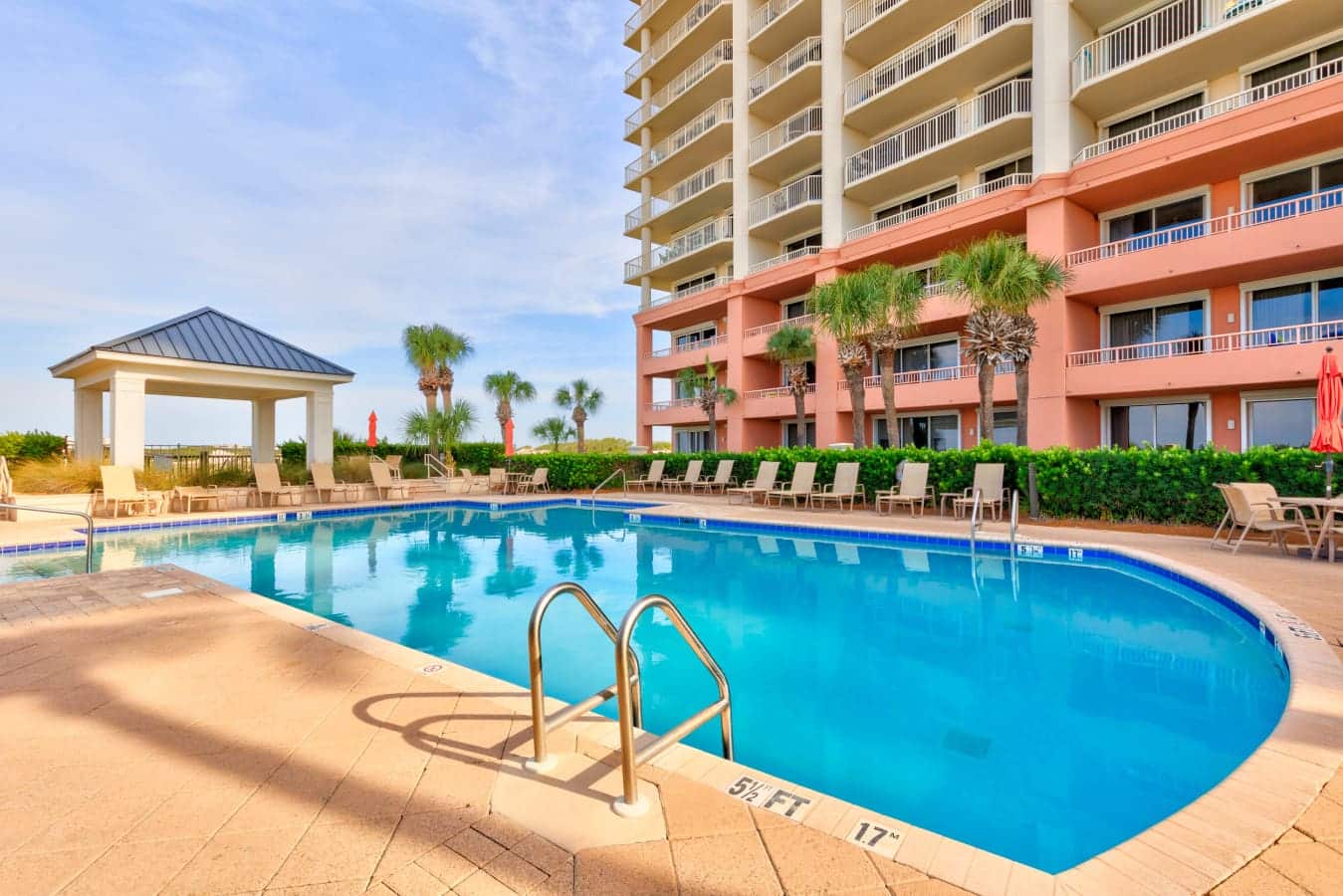 Sun, swim, and sip by the sparkling pool.