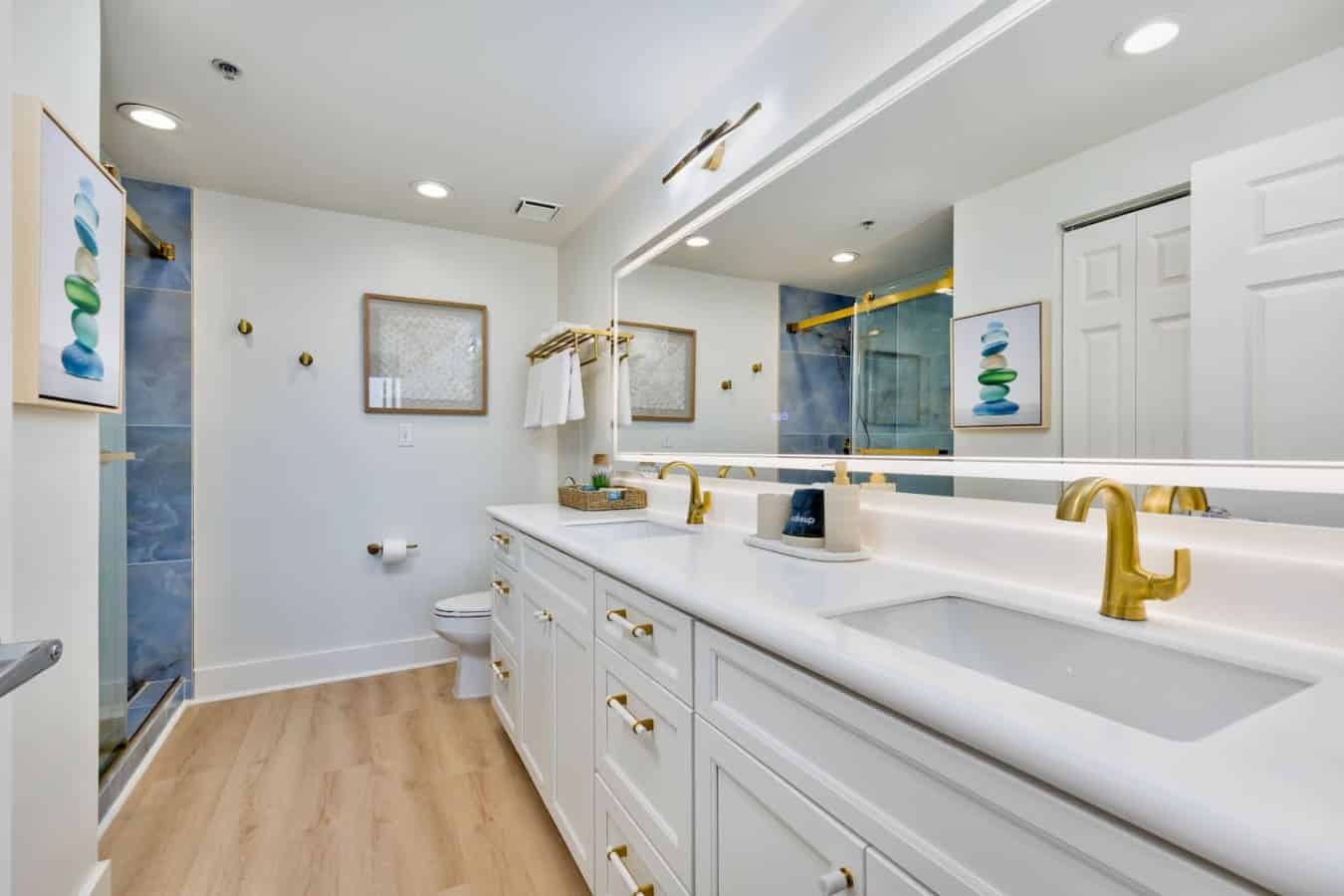 His & hers, or just yours—double the space.