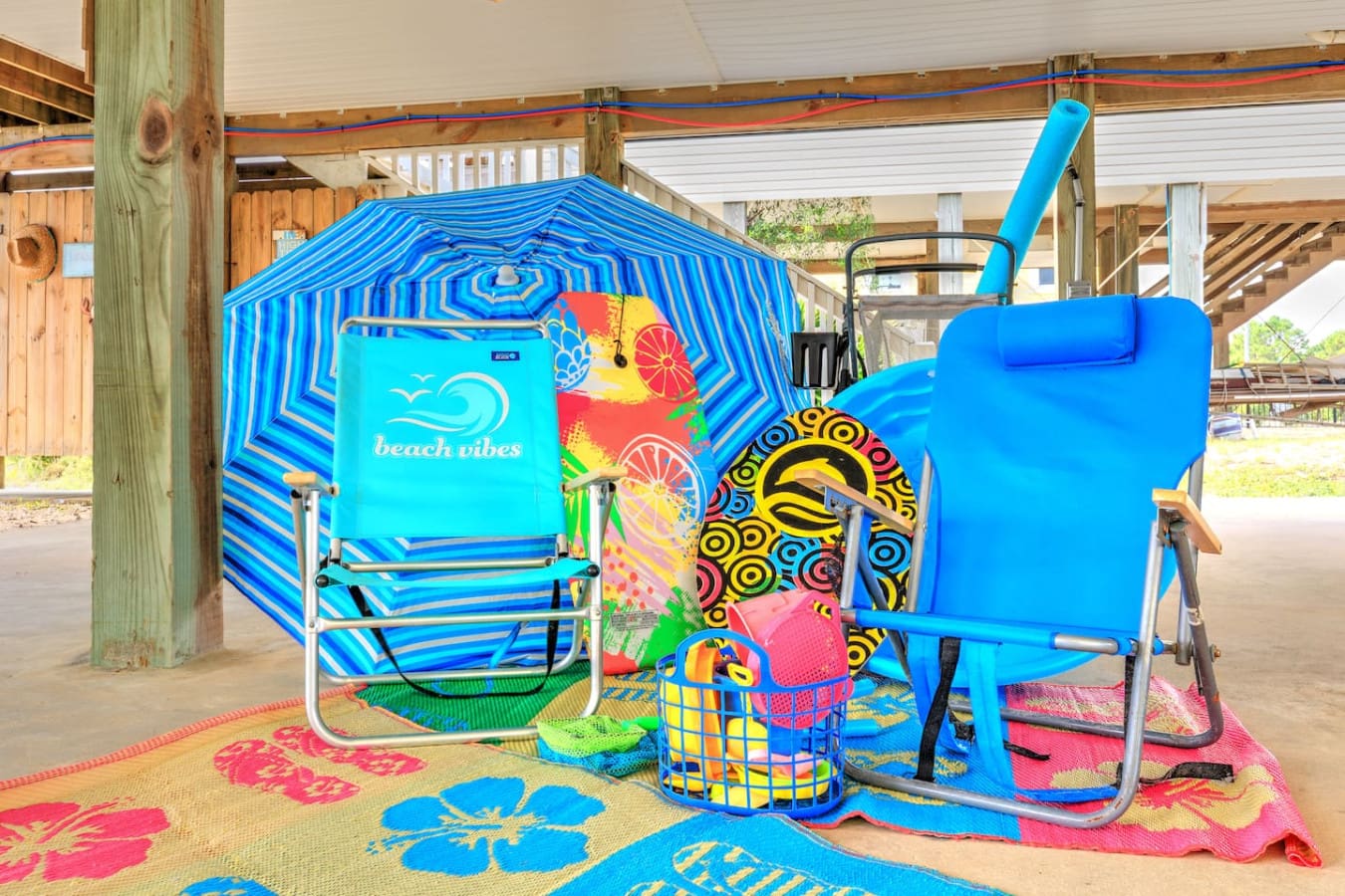 Enjoy a carefree beach day with our stocked gear collection.