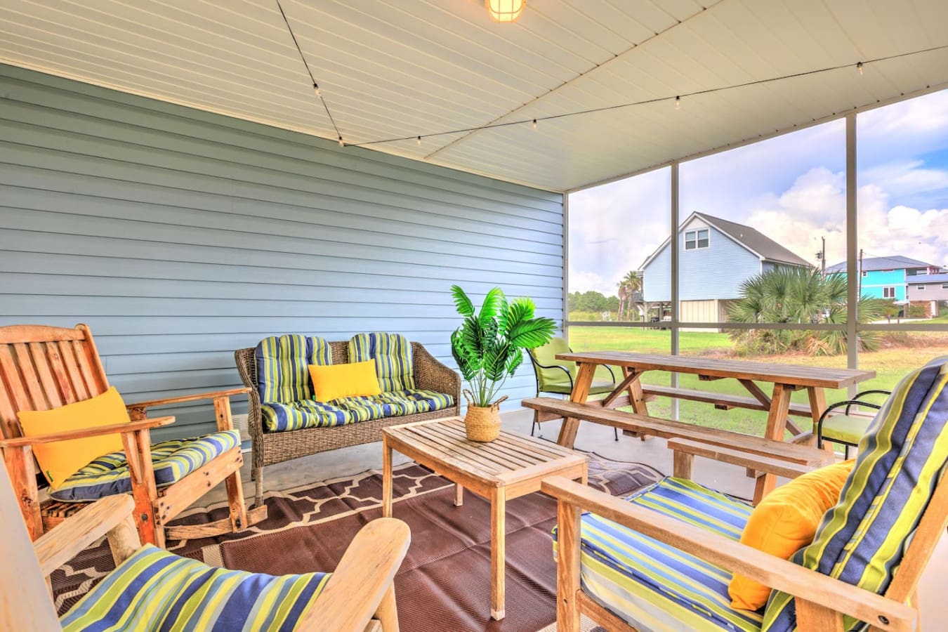 So inviting you’ll want to spend every moment outside.