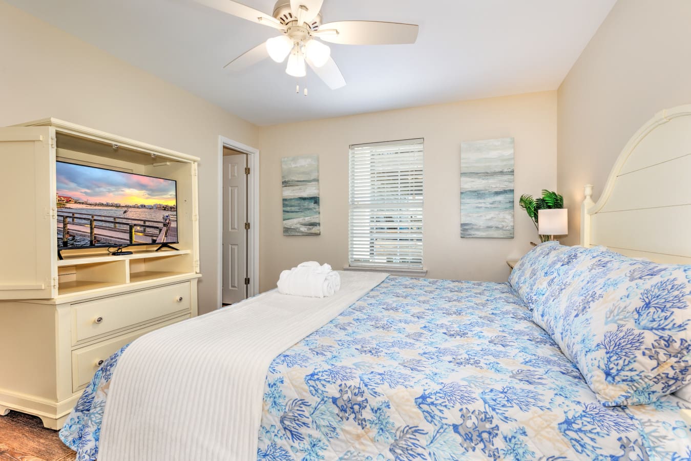 Drift off in comfort after a full day of beach adventures