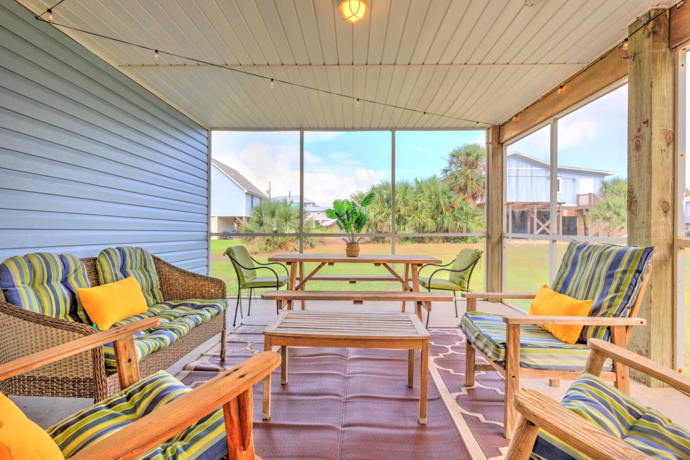 A true extension of the beach house—where inside meets outside.