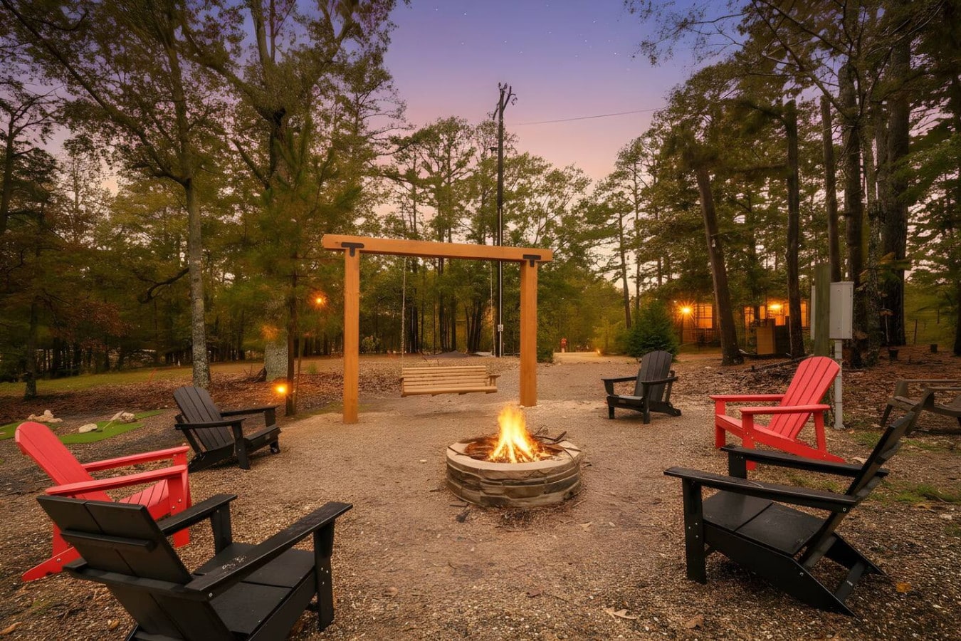 The perfect place for late-night chats.