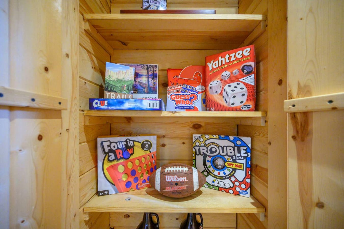 Enjoy fun and entertainment with available board games, perfect for spending quality time indoors with family and friends.