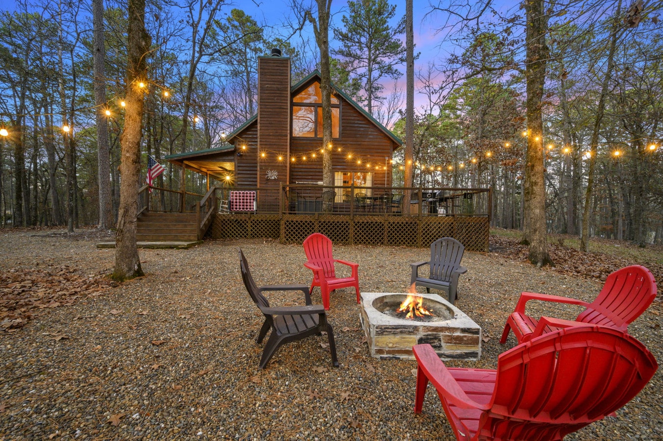 Cozy firepit area perfect for gathering in the evening, sharing stories, and enjoying the warm outdoor ambiance.