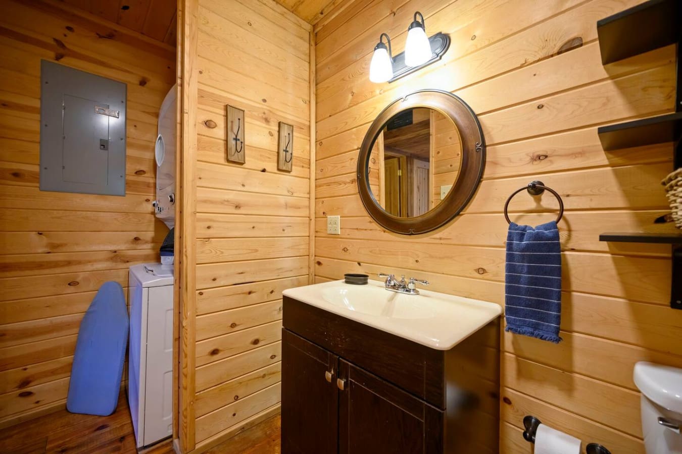 bathroom sink designed for easy use, helping you stay refreshed and comfortable during your stay.