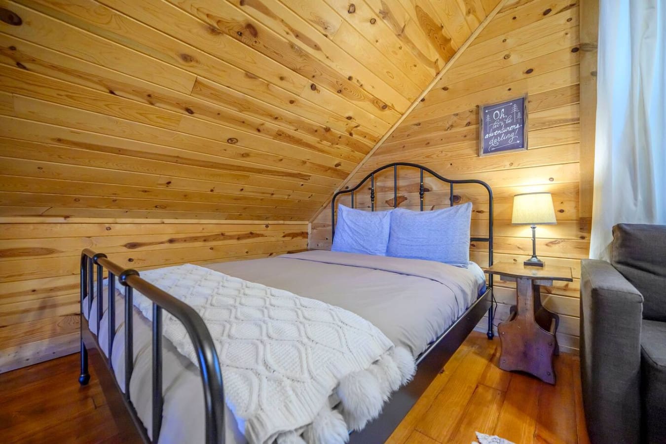 Sink into the soft pillows and sheets for a cozy, restful, and comfortable sleeping experience.