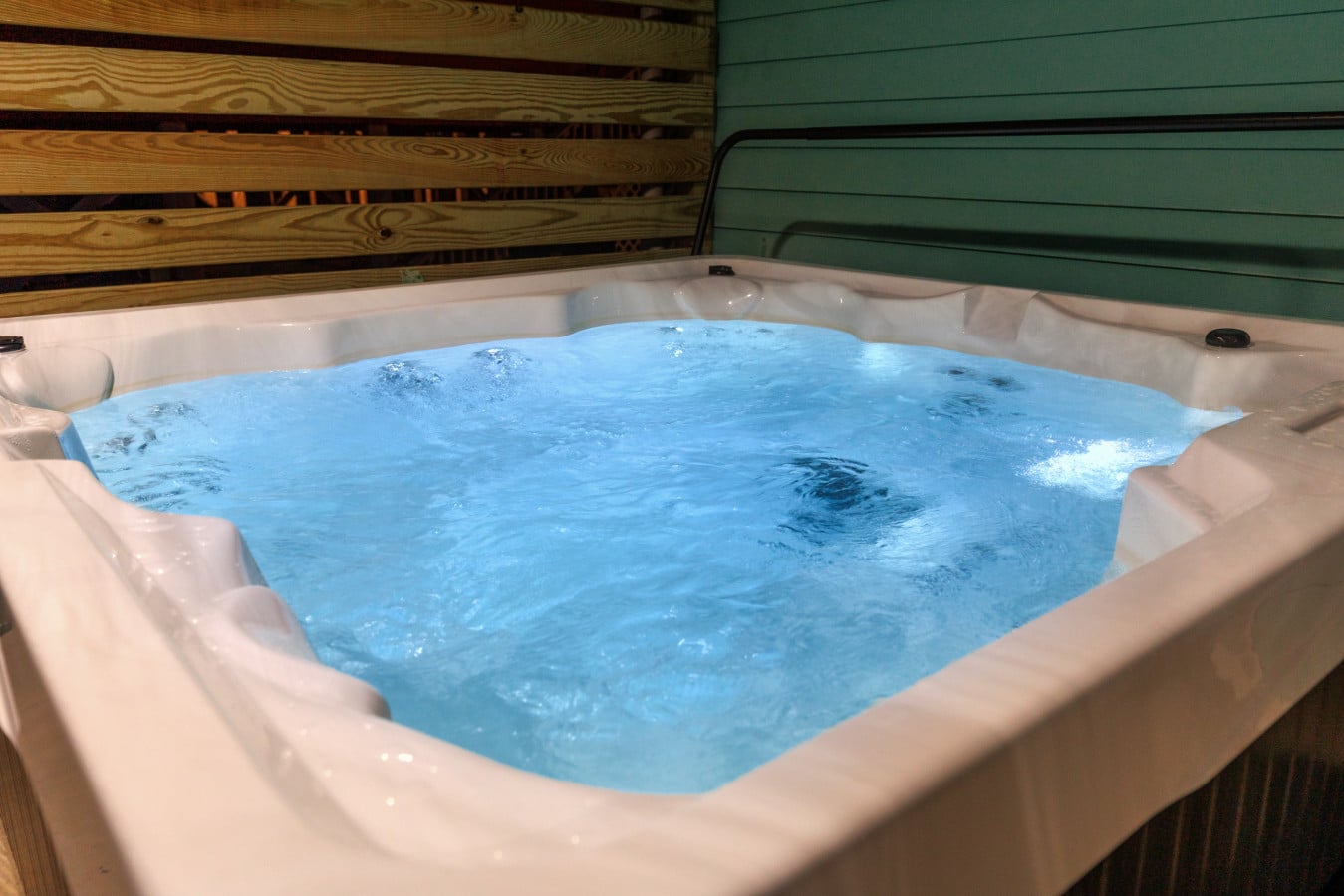 Hot tub nights, cabin lights.