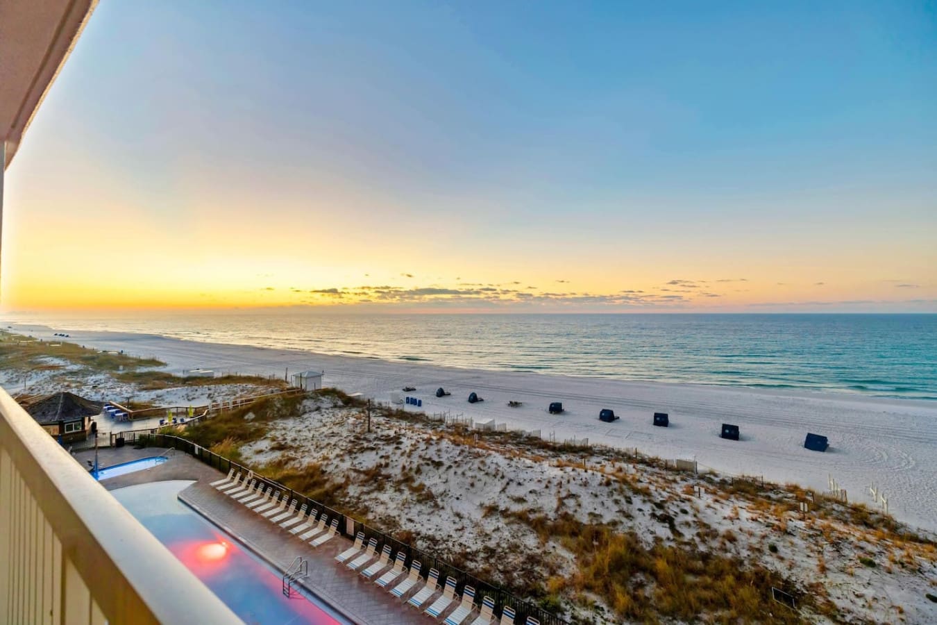 Catch that magical moment when the sun kisses the horizon and the whole beach glows in shades of gold and pink—this is what makes a beachfront sunrise so unforgettable.