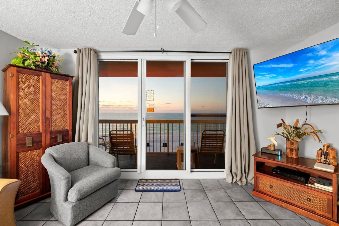 Step out onto your private balcony and feel that ocean breeze—this is the kind of uninterrupted sunset view that makes you forget your phone exists.