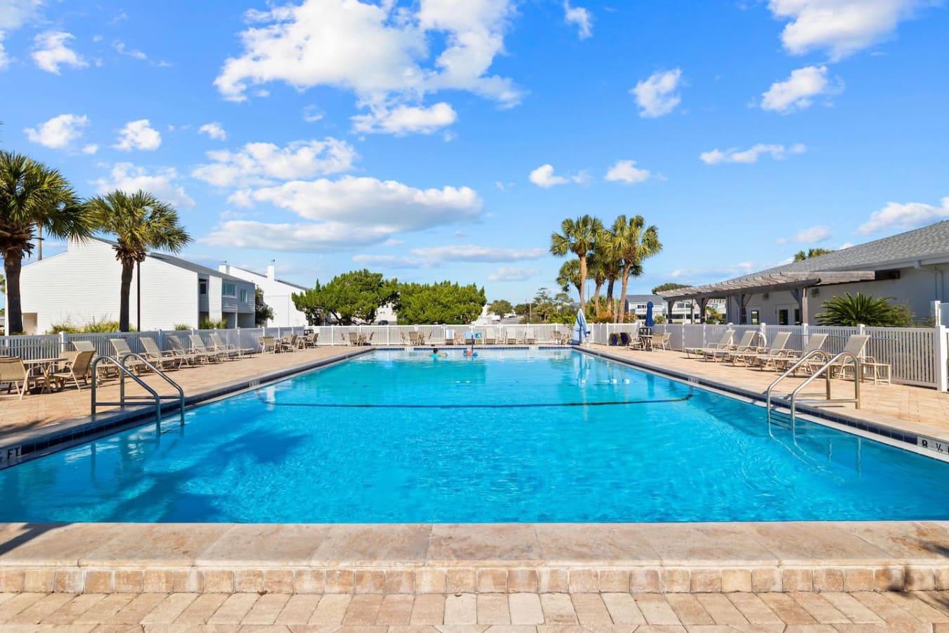 Large spacious pool perfect for swimming, relaxing, and enjoying fun outdoor moments with family and friends.