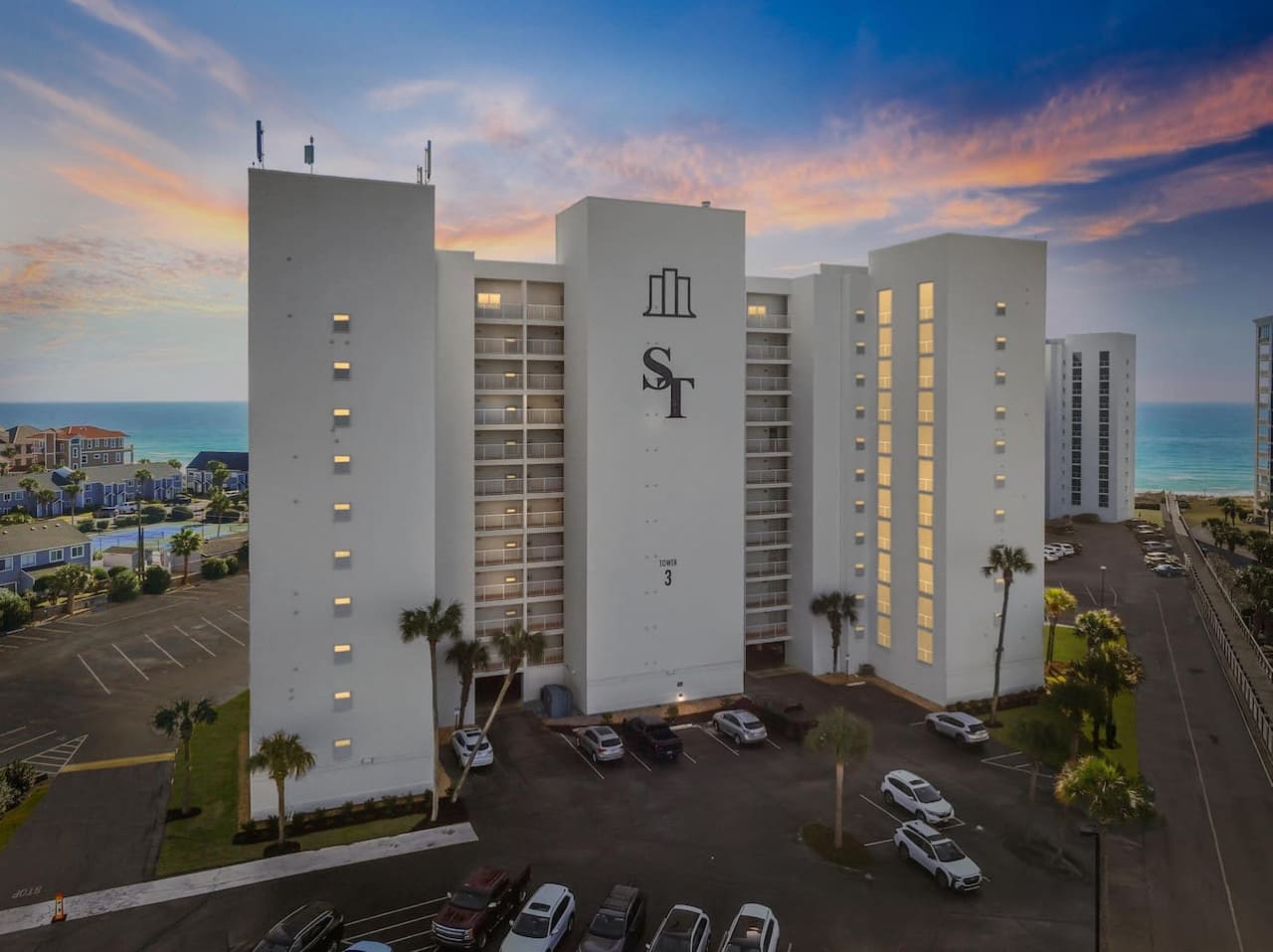 The tower awaits, offering a welcoming coastal retreat where comfort, relaxation, and beautiful surroundings come together.