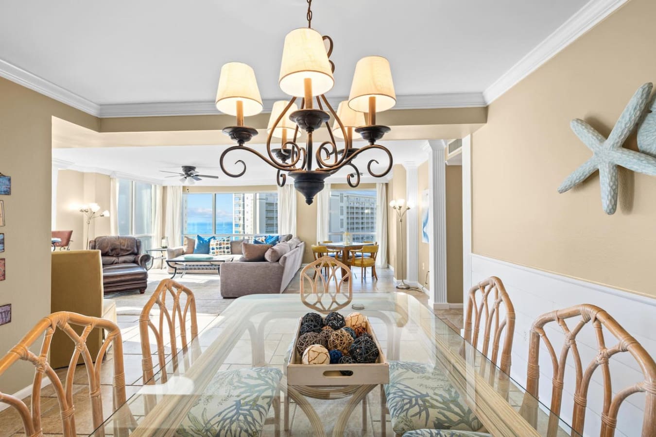 Dine in style at the elegant dining area, designed to make every meal feel special and comfortable.
