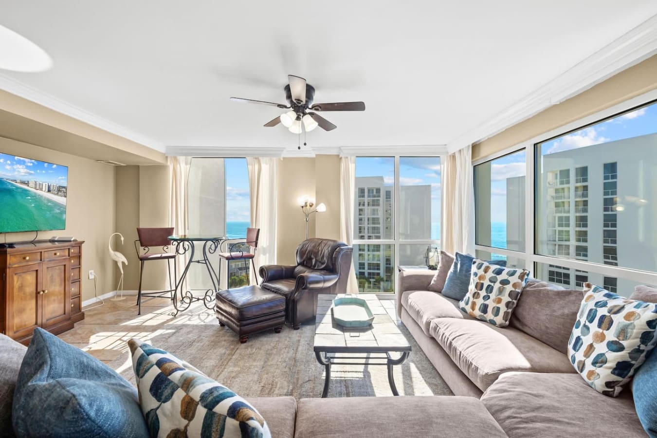 Gather and relax in the spacious living room, a perfect space for spending quality time with family and friends.