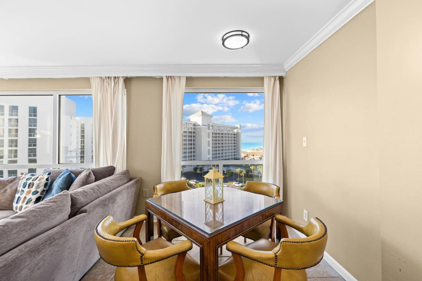 Enjoy beautiful outdoor views from inside, allowing you to take in the scenery and natural light while staying comfortably indoors.