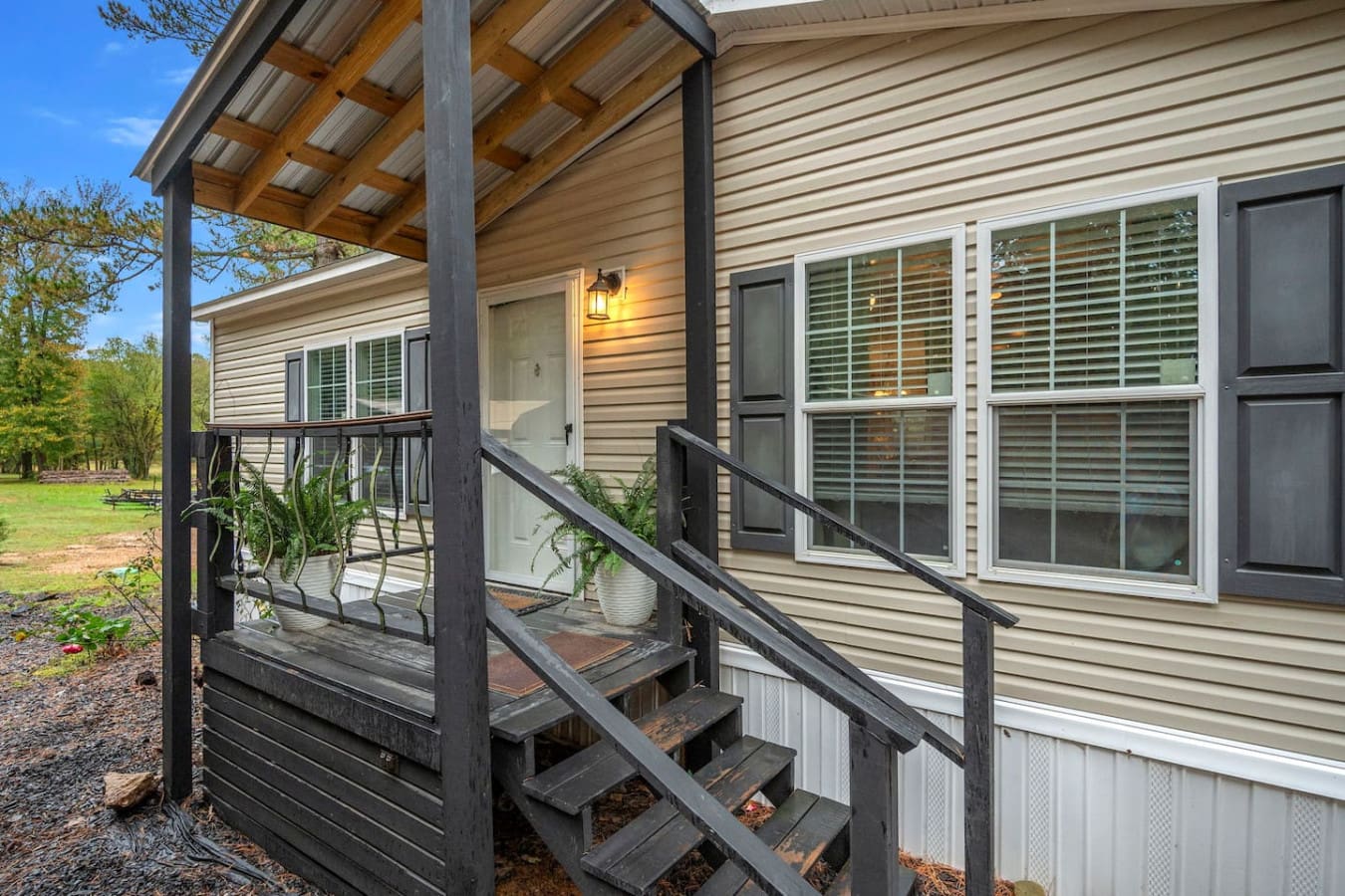 Slow down and enjoy the fresh air from the front porch.