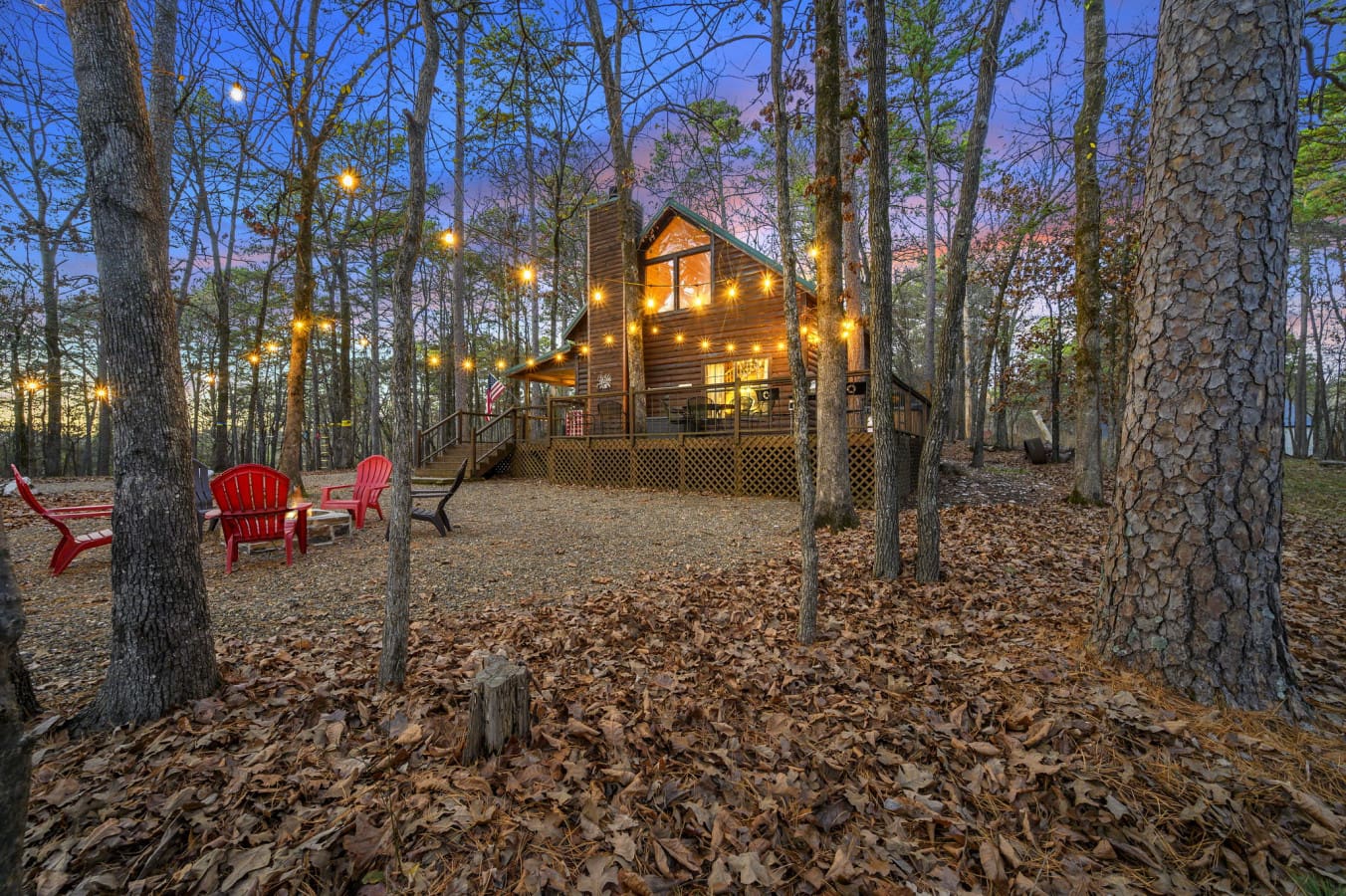 End your day with comfort, warmth, and the glow of the firepit