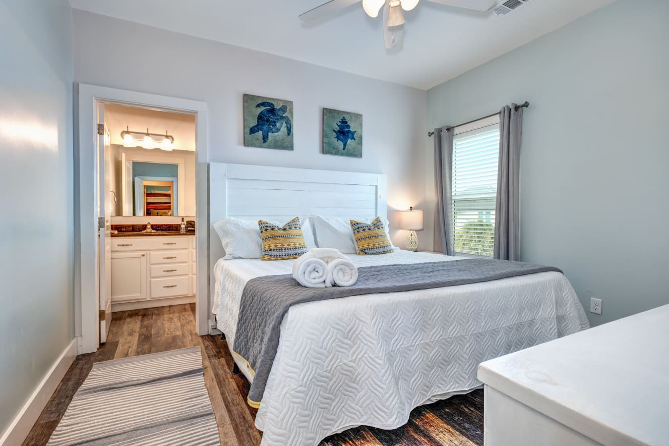 A cozy bedroom made for restful nights.