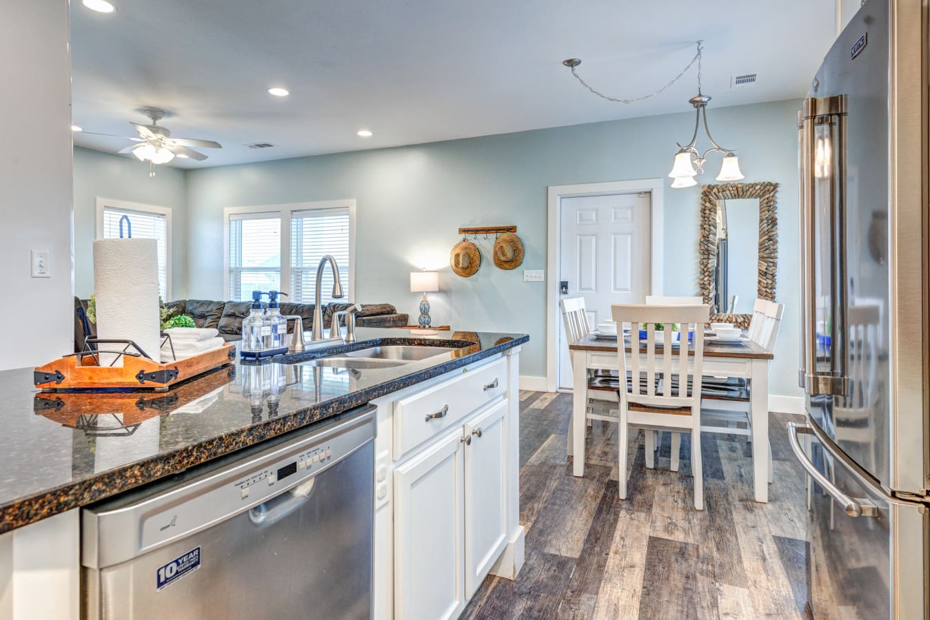 An elevated cabin kitchen experience.