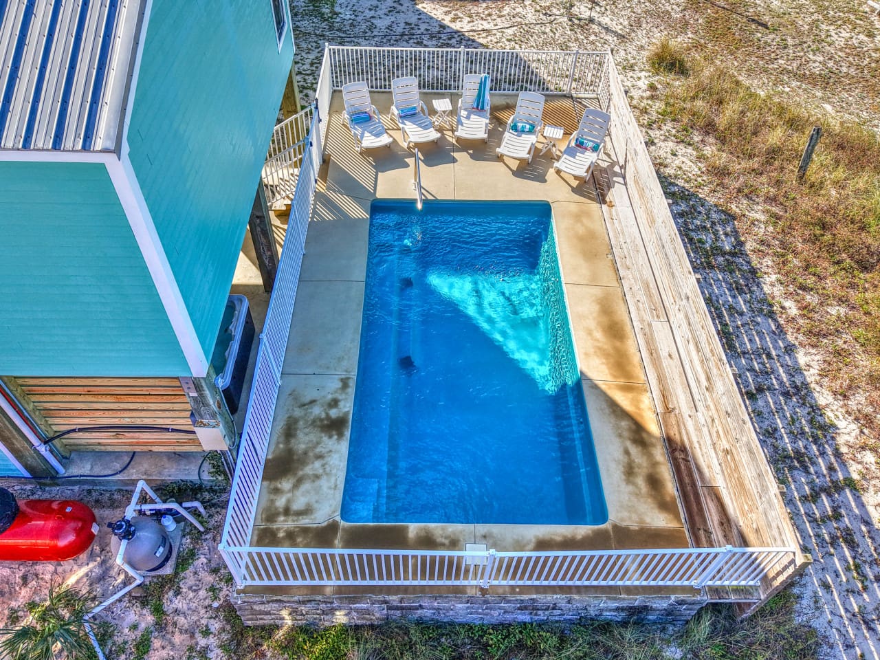 Cabin fun with a pool everyone will love.