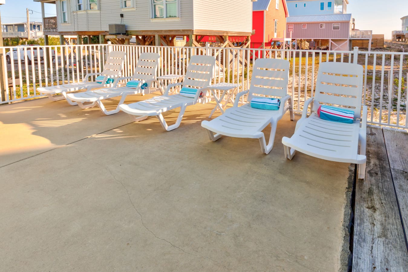 Relaxation starts with a seat.
