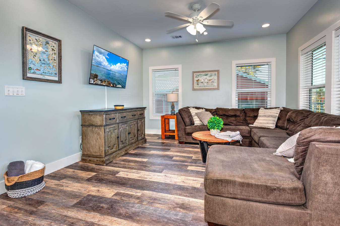 A cozy living room made for relaxing.