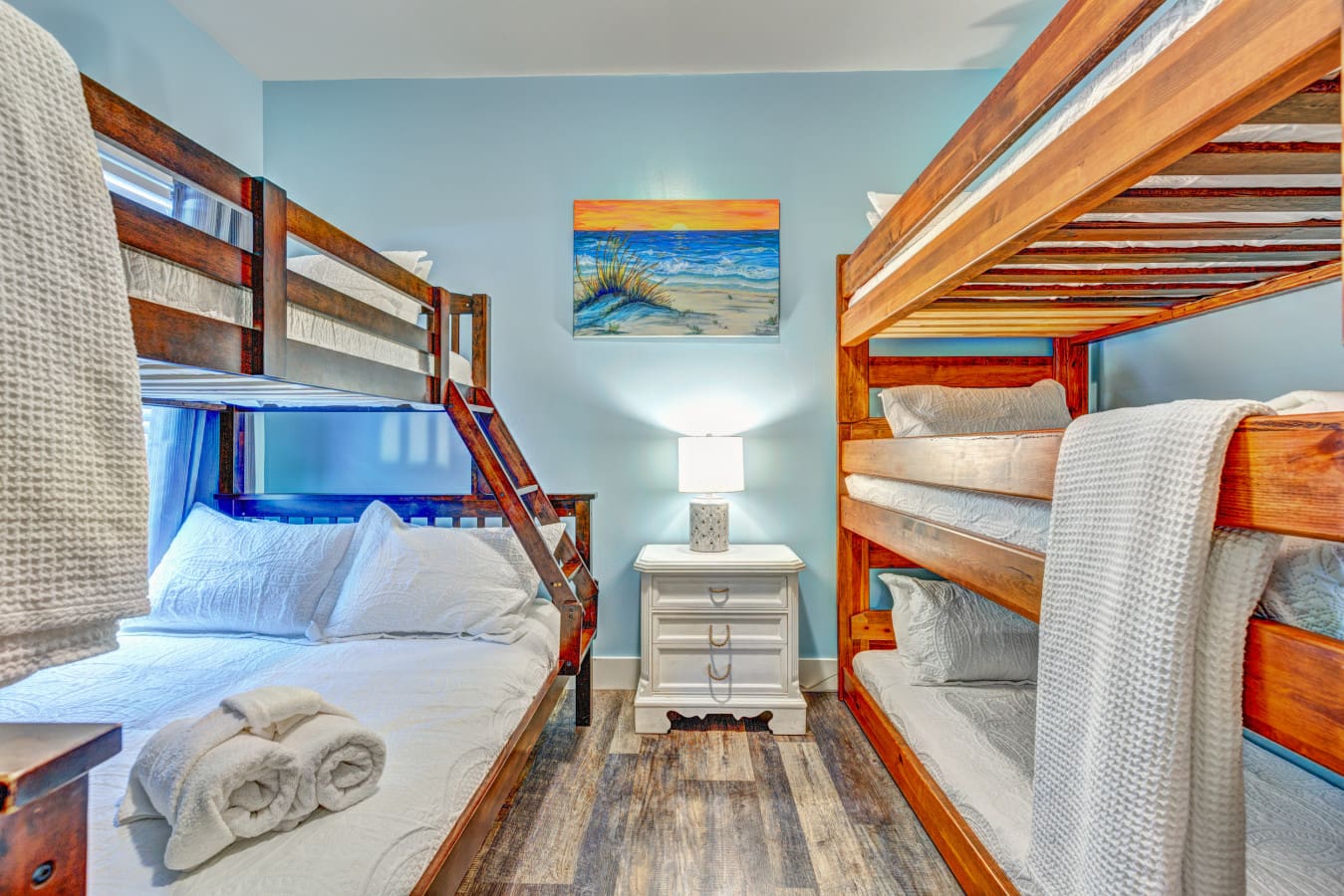 Bunk beds built for cozy cabin nights.