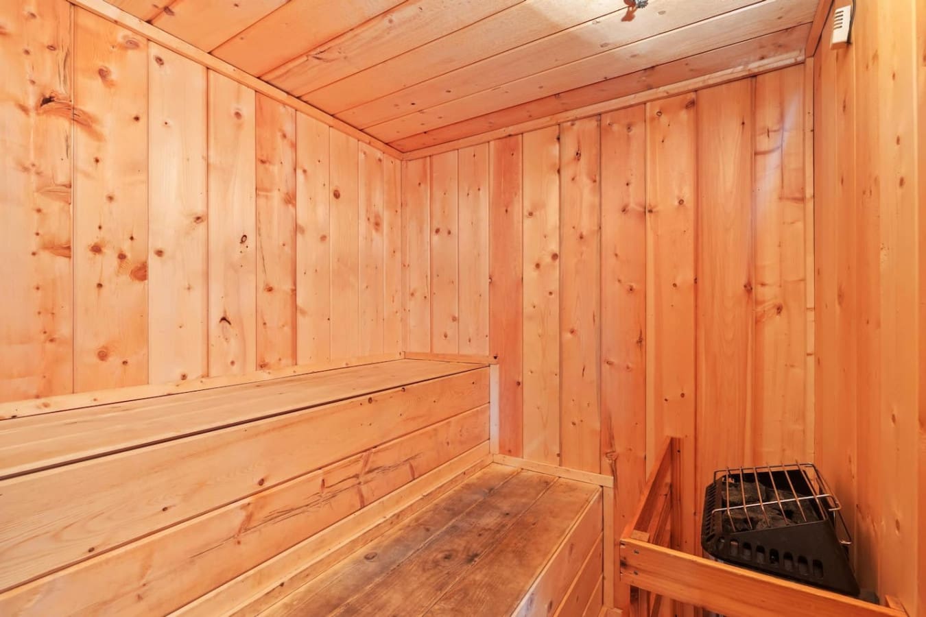 Step into this classic sauna and let the warmth melt away the salt and sand from a day spent in the sun—it's the perfect way to ease into those quiet evening hours at the resort.