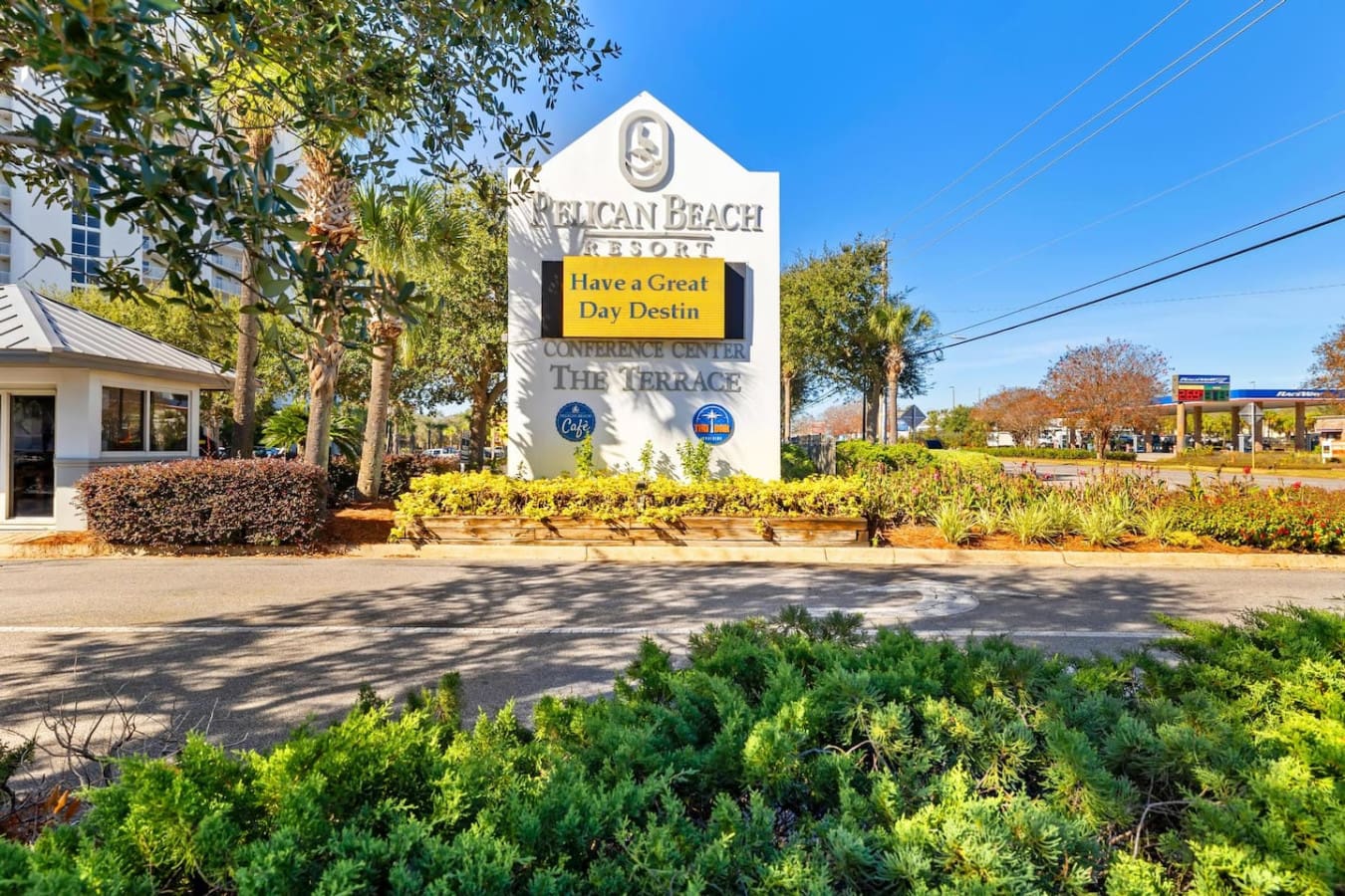 Welcome to Pelican Beach Resort, where the main gathering spot sets the tone for a relaxed beach getaway with its blend of modern amenities and that signature coastal charm.