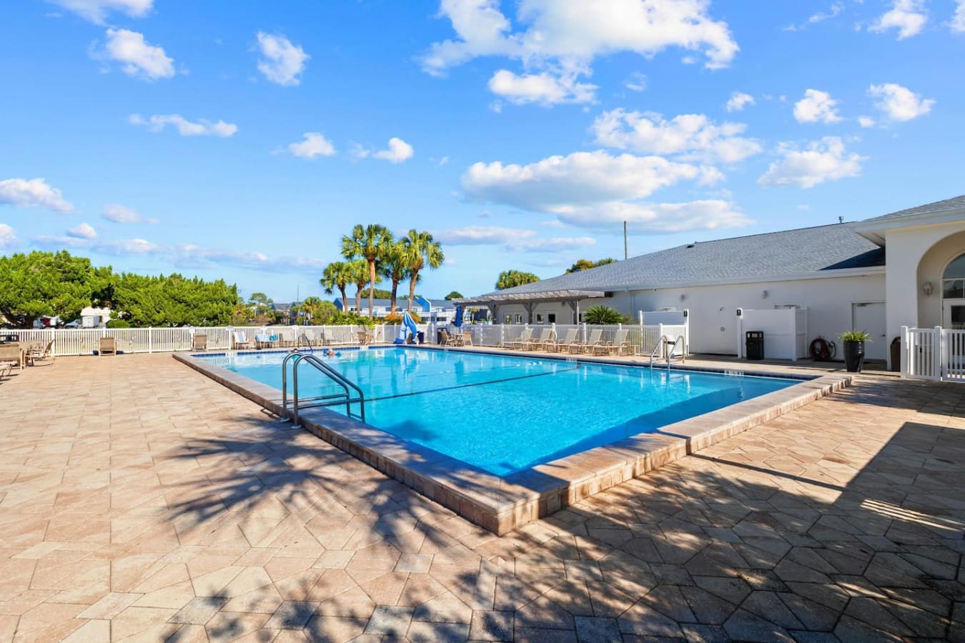 Refreshing pool area ideal for cooling off, relaxing, and enjoying outdoor time in a peaceful setting.
