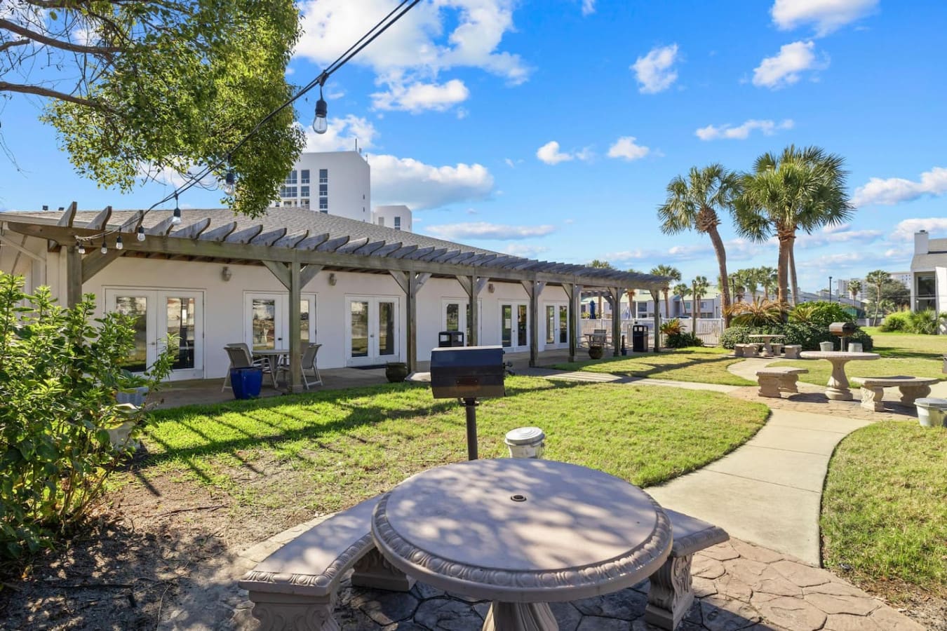 Spacious open-air area perfect for enjoying the fresh coastal breeze, relaxing outdoors, and taking in the natural surroundings.