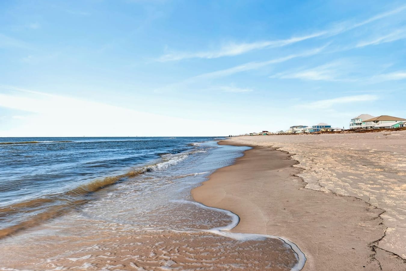 Nothing beats waking up to this stretch of pristine beach right in your backyard.
