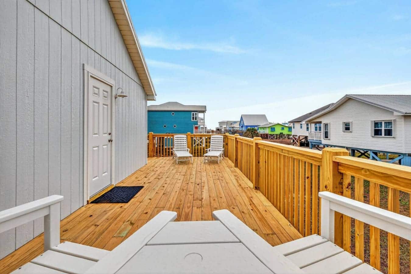 Wake up to ocean views from your own private deck with plenty of space to relax and take in the beach town vibes.