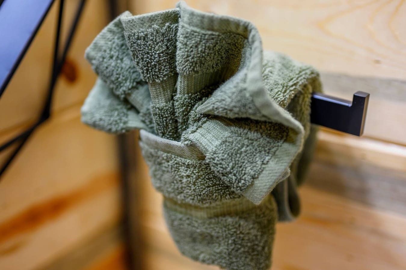 These plush towels rolled up and ready to go are basically the little detail that makes you feel like you're staying somewhere actually special.