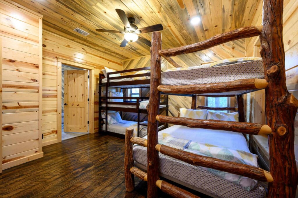 Sleep stacked with comfort in Treetop’s bunk beds
