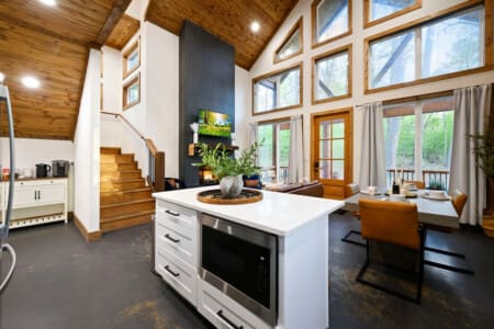 Cozy nights await in this beautifully appointed living space.