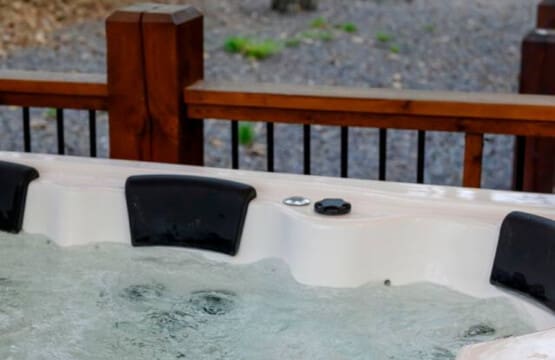 Enjoy friendly competition in the cabin's dedicated game area.