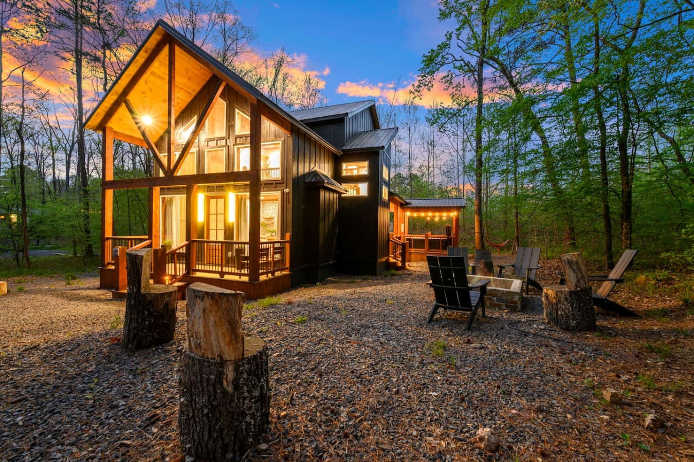 Cozy nights await in this beautifully appointed living space.