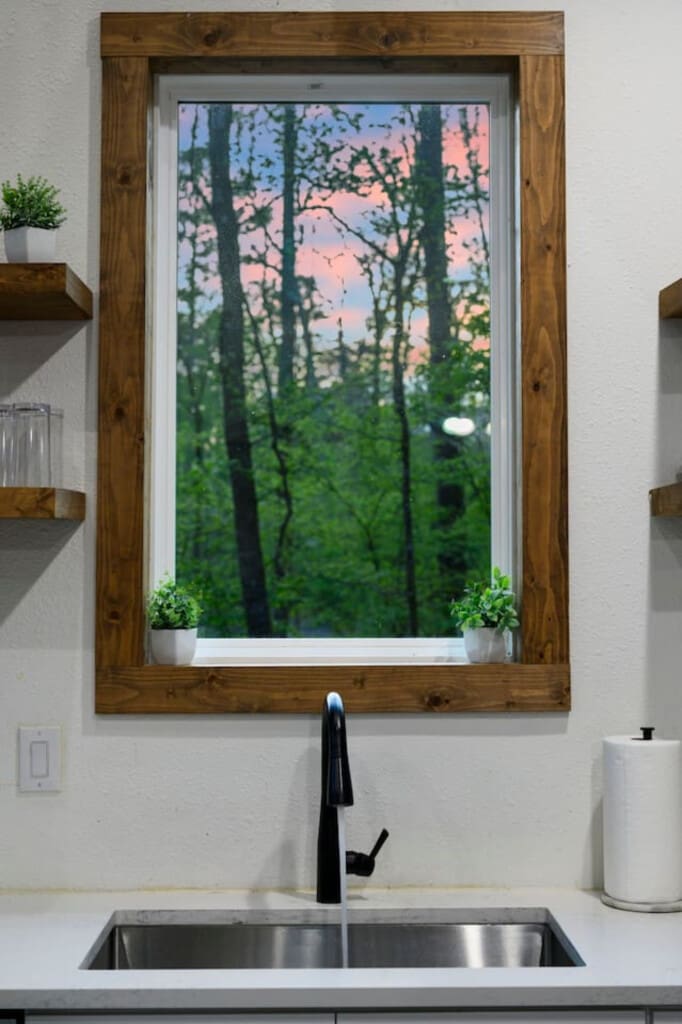 Wake up refreshed in a comfortable bedroom overlooking the water.