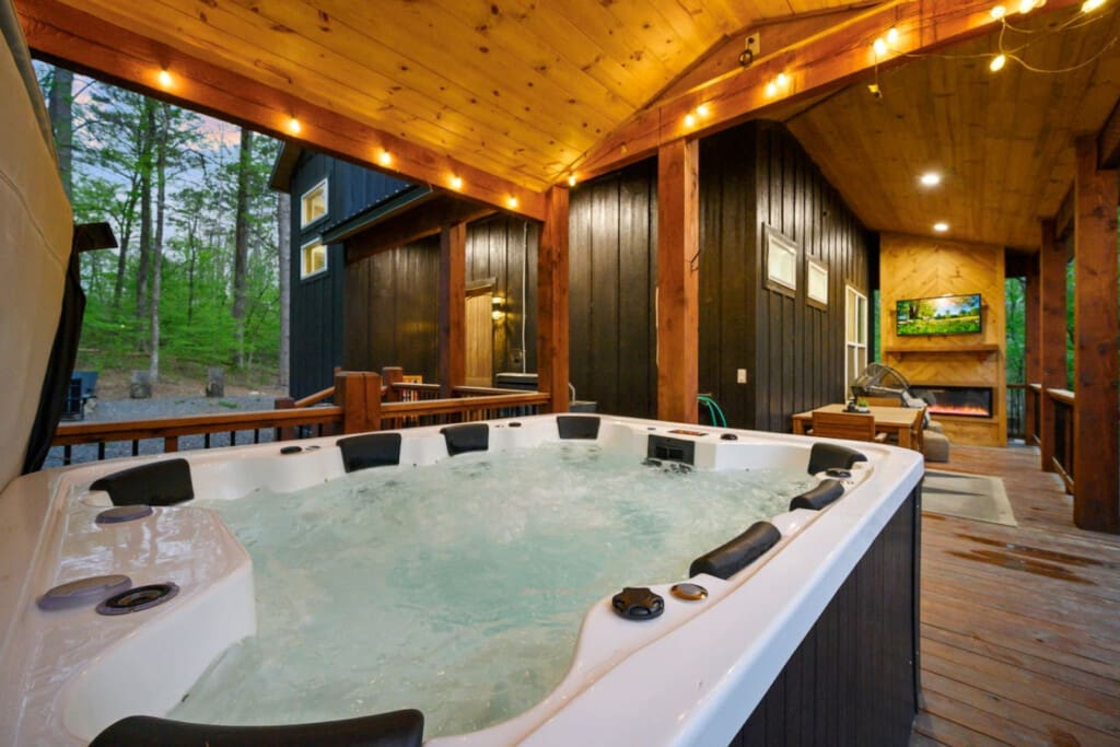 Wake up refreshed in a comfortable bedroom overlooking the water.