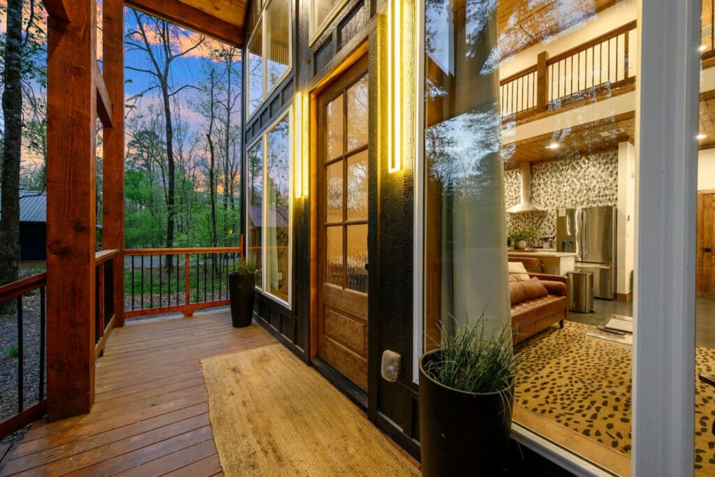 Wake up refreshed in a comfortable bedroom overlooking the water.