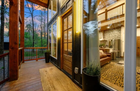 Wake up refreshed in a comfortable bedroom overlooking the water.